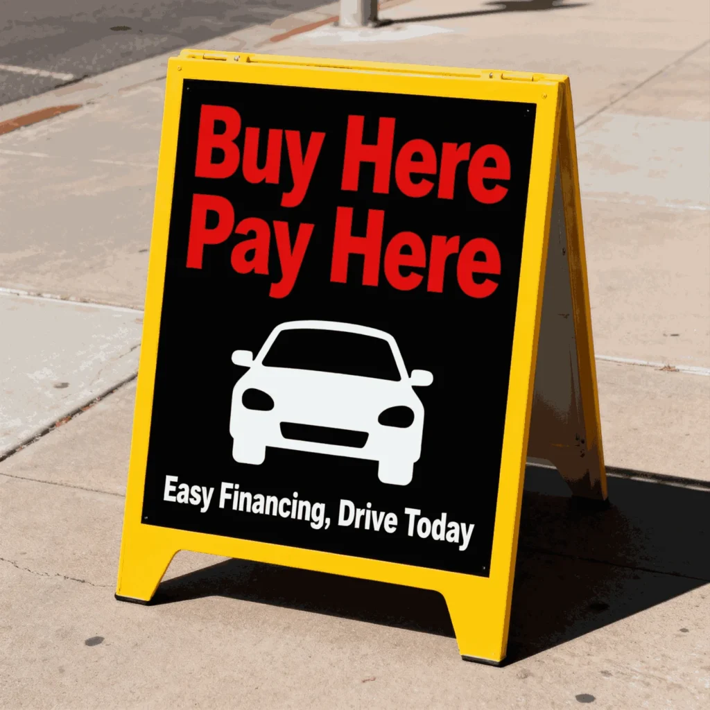 buy here pay here